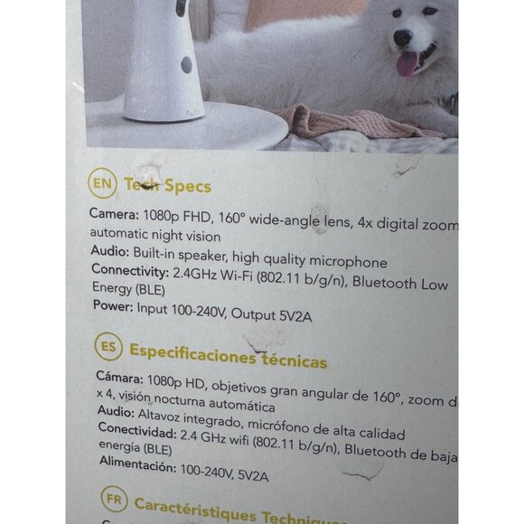 Furbo Dog Camera 2.5T Treat Dispenser & Bark Alerts – No Power Brick - Picture 7 of 12
